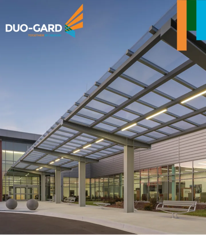 Long Span Cellular Polycarbonate Canopies