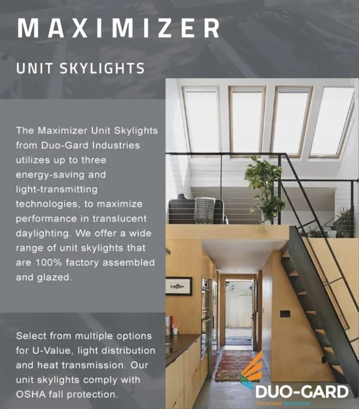 Maximizer Unit Skylights