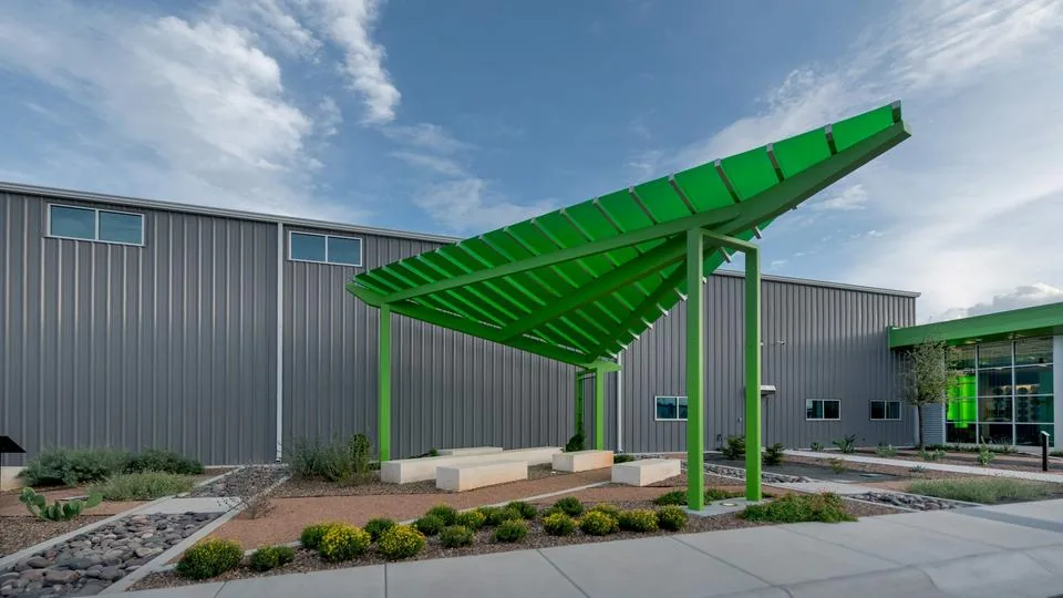 Sleekline Canopy Becomes Beacon of Hope at Food Bank
