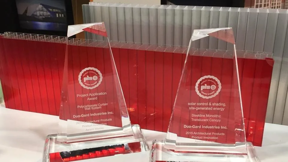 Duo-Gard Wins Two Product Innovation Awards from Architectural Products Magazine