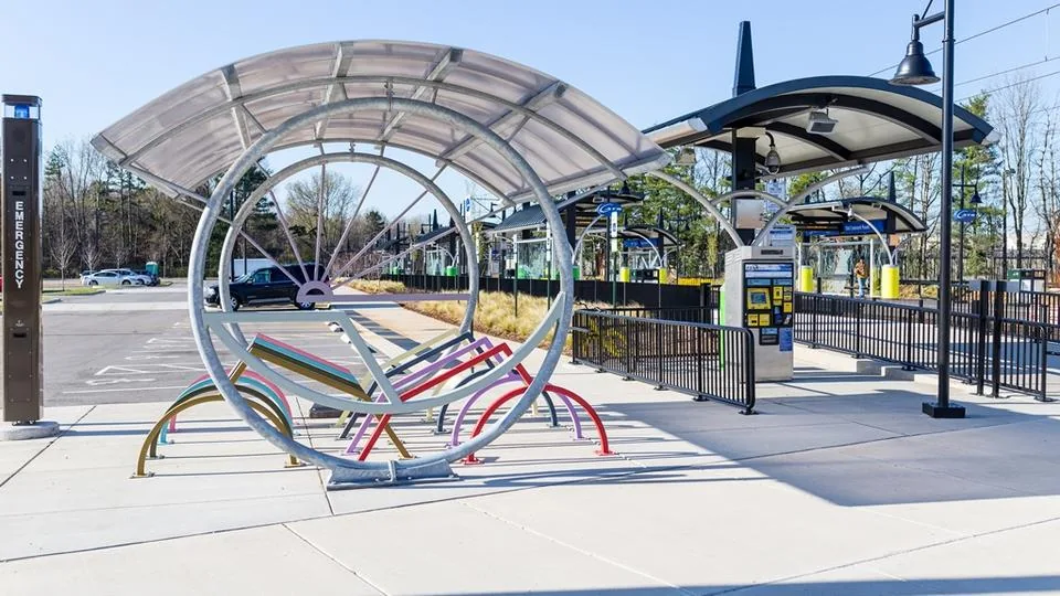 Duo-Gard Bike Shelters Fuse Art and Architecture for Charlotte Area Transit System