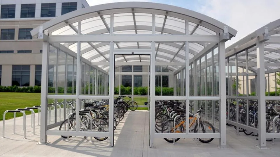 Duo-Gard Bike Shelters Support Ciena Employees’ Active Lifestyles
