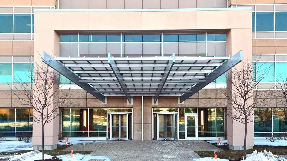 Entrance Canopy by Duo-Gard Creates Focal Point for Renovation