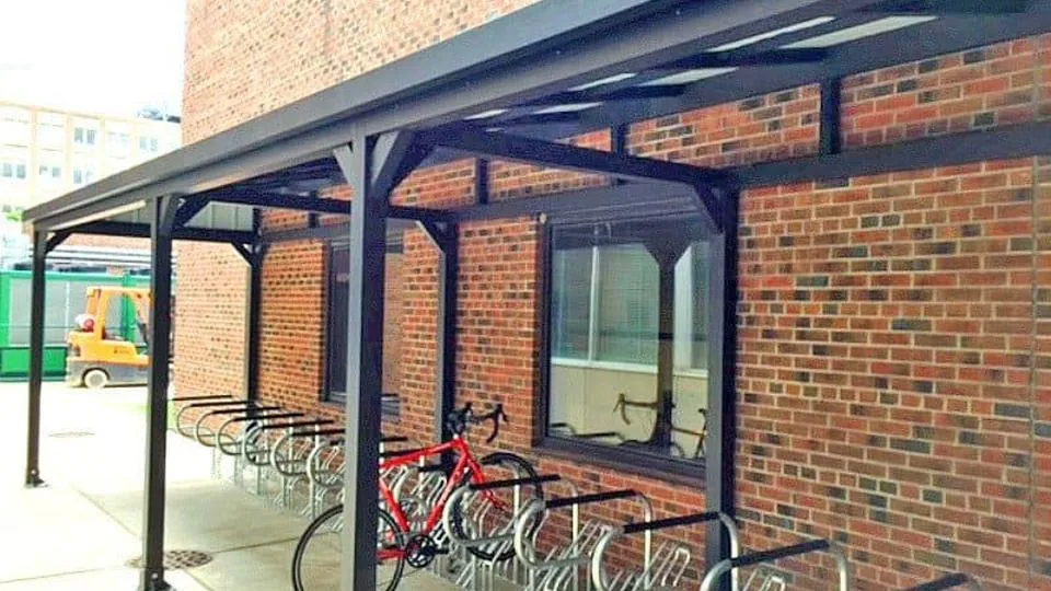 MSU’s Sophisticated New Scientific Facility Discovers Duo-Gard Bike Shelter