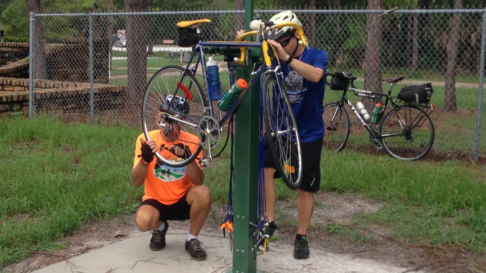 Duo-Gard’s Bike Repair Stations Keep Riders Rolling