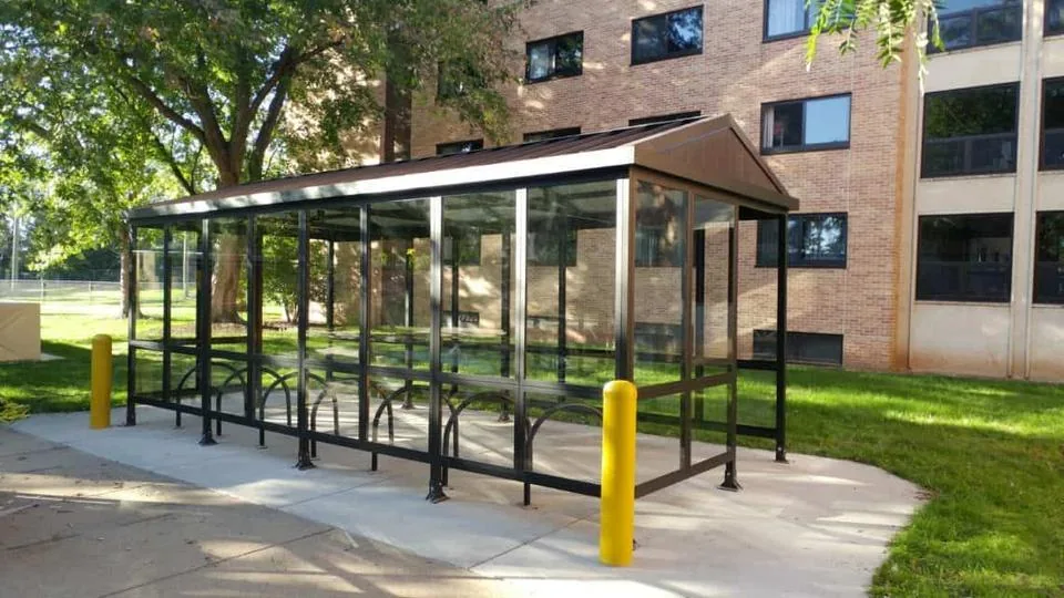 Duo-Gard Bike Shelter Supports Sustainability at University of Wisconsin – Eau Claire