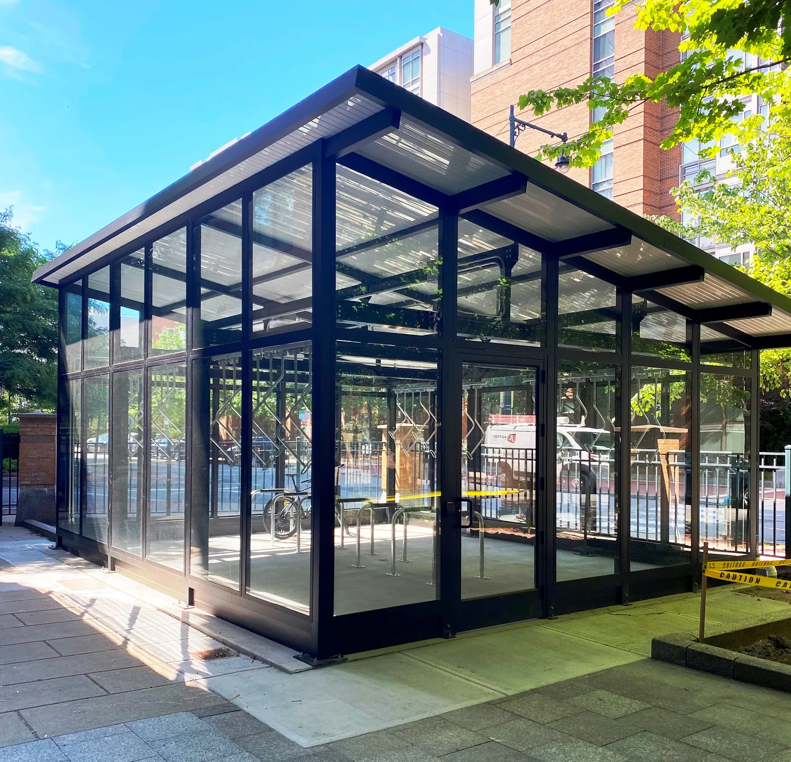 Burlington Bike Shelter - Enclosed Bike Shelters by Duo-Gard
