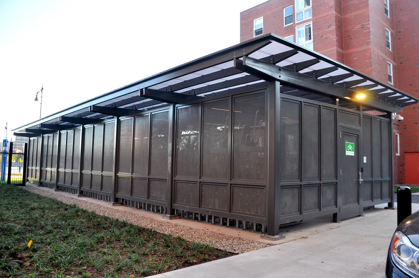 Cambridge Bike Shelter - Enclosed Bike Shelters by Duo-Gard