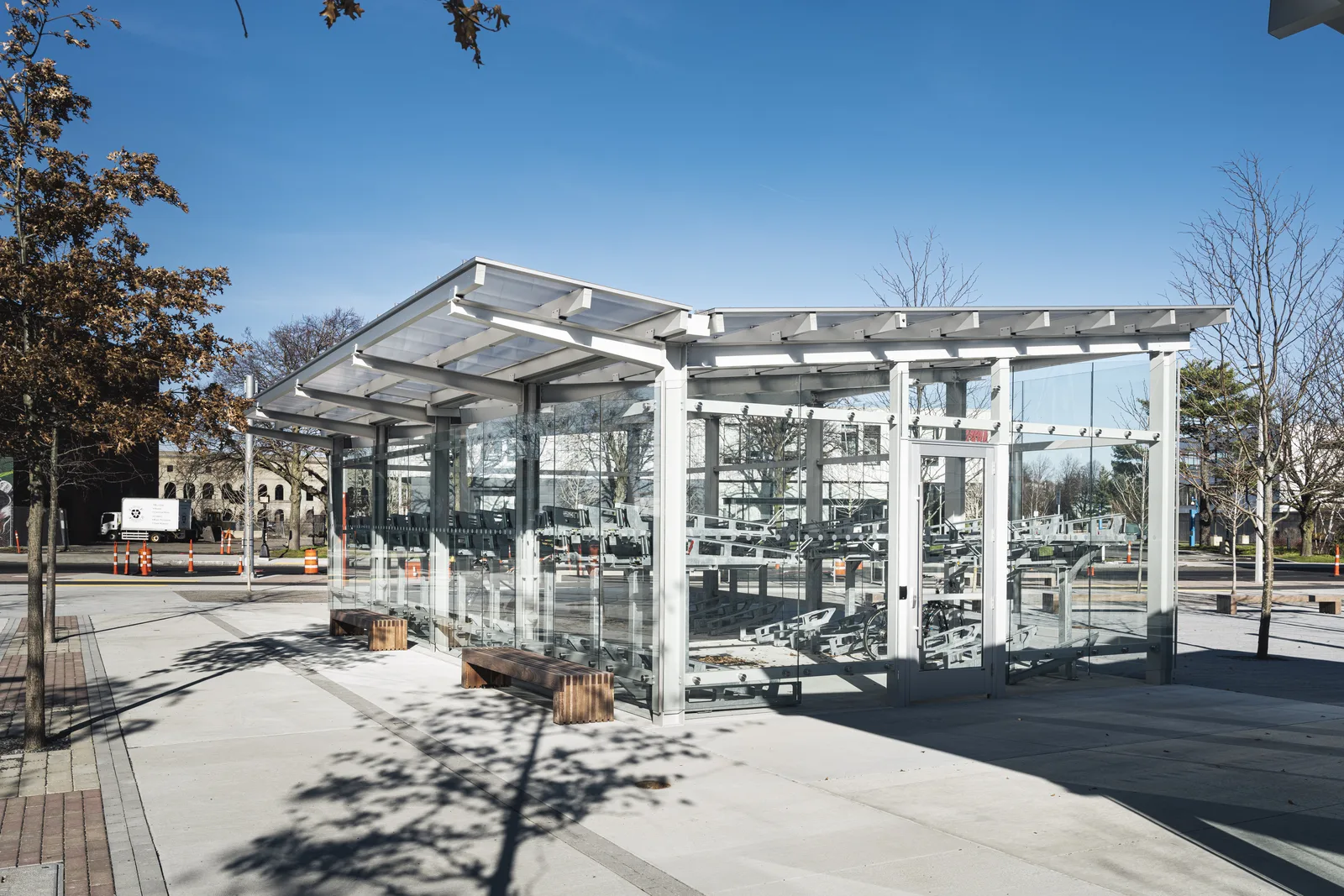 Pinnacle Bike Shelter - Enclosed Bike Shelters by Duo-Gard