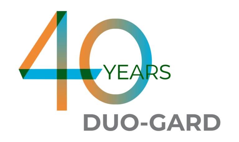 Duo-Gard 40 Years anniversary graphic