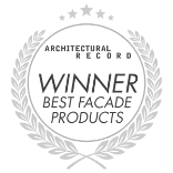Best Facade Products award badge presented to Duo-Gard